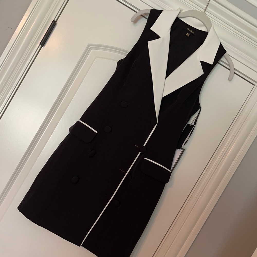 Black and white dress
